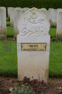 Doullens Communal Cemetery Extension No.1 - Ali, Abdallah